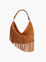 Women Fringed Tassel Shoulder Handbag Purse by hfstylish