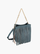 Women Fringed Tassel Shoulder Leisure Bag by hfstylish