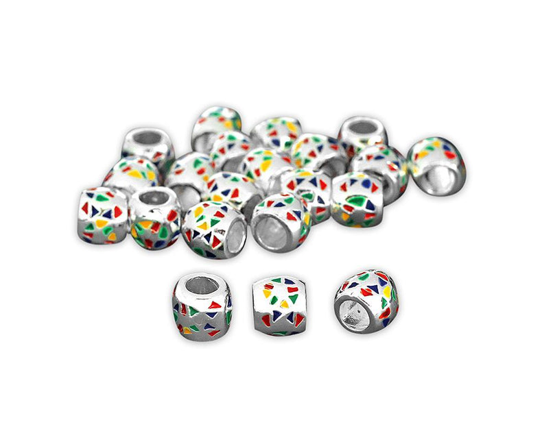 Autism Ribbon Barrel Charms by Fundraising For A Cause