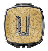 Letter U Musical Instrument Alphabet Compact Mirror CJ2004-USCM by Caroline's Treasures