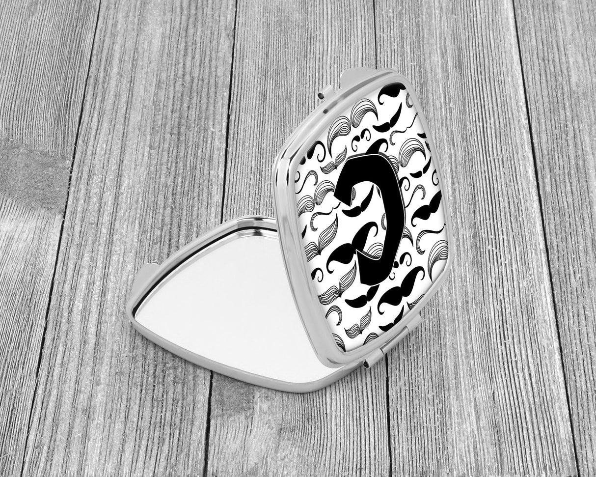 Letter C Moustache Initial Compact Mirror CJ2009-CSCM by Caroline's Treasures