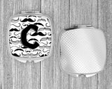 Letter C Moustache Initial Compact Mirror CJ2009-CSCM by Caroline's Treasures