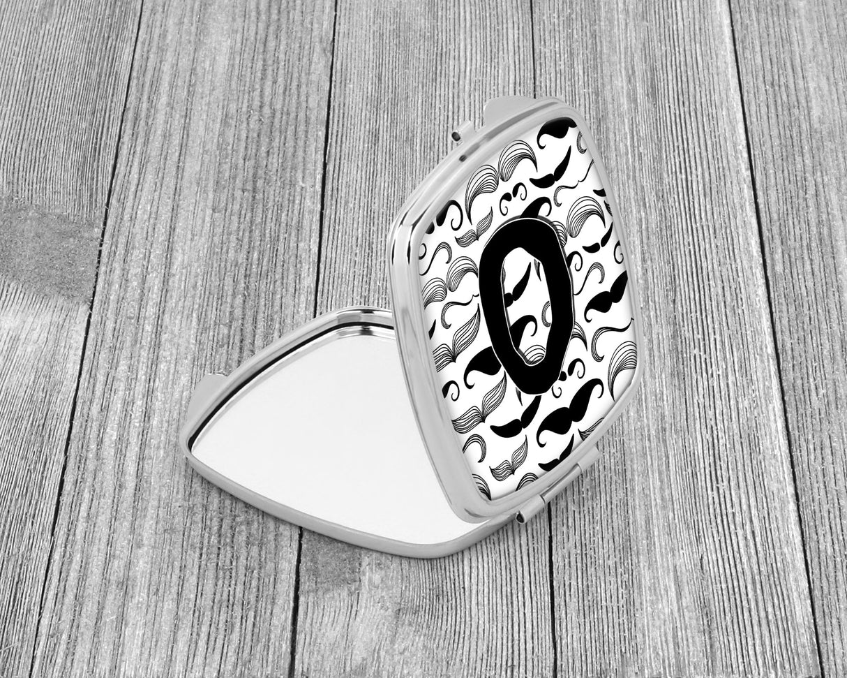 Letter O Moustache Initial Compact Mirror CJ2009-OSCM by Caroline's Treasures