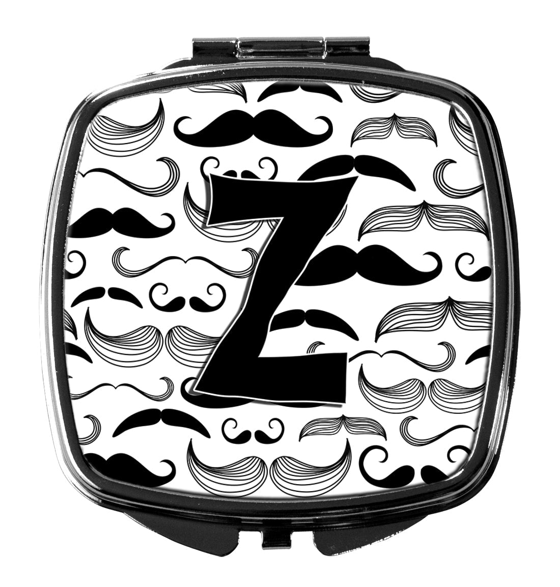 Letter Z Moustache Initial Compact Mirror CJ2009-ZSCM by Caroline's Treasures