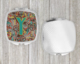 Letter Y Retro Tribal Alphabet Initial Compact Mirror CJ2013-YSCM by Caroline's Treasures