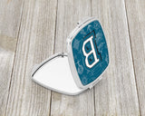 Letter B Sea Doodles Initial Alphabet Compact Mirror CJ2014-BSCM by Caroline's Treasures