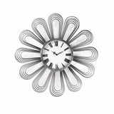 Wall clock - Modern Reflection, Silver by Peterson Housewares & Artwares