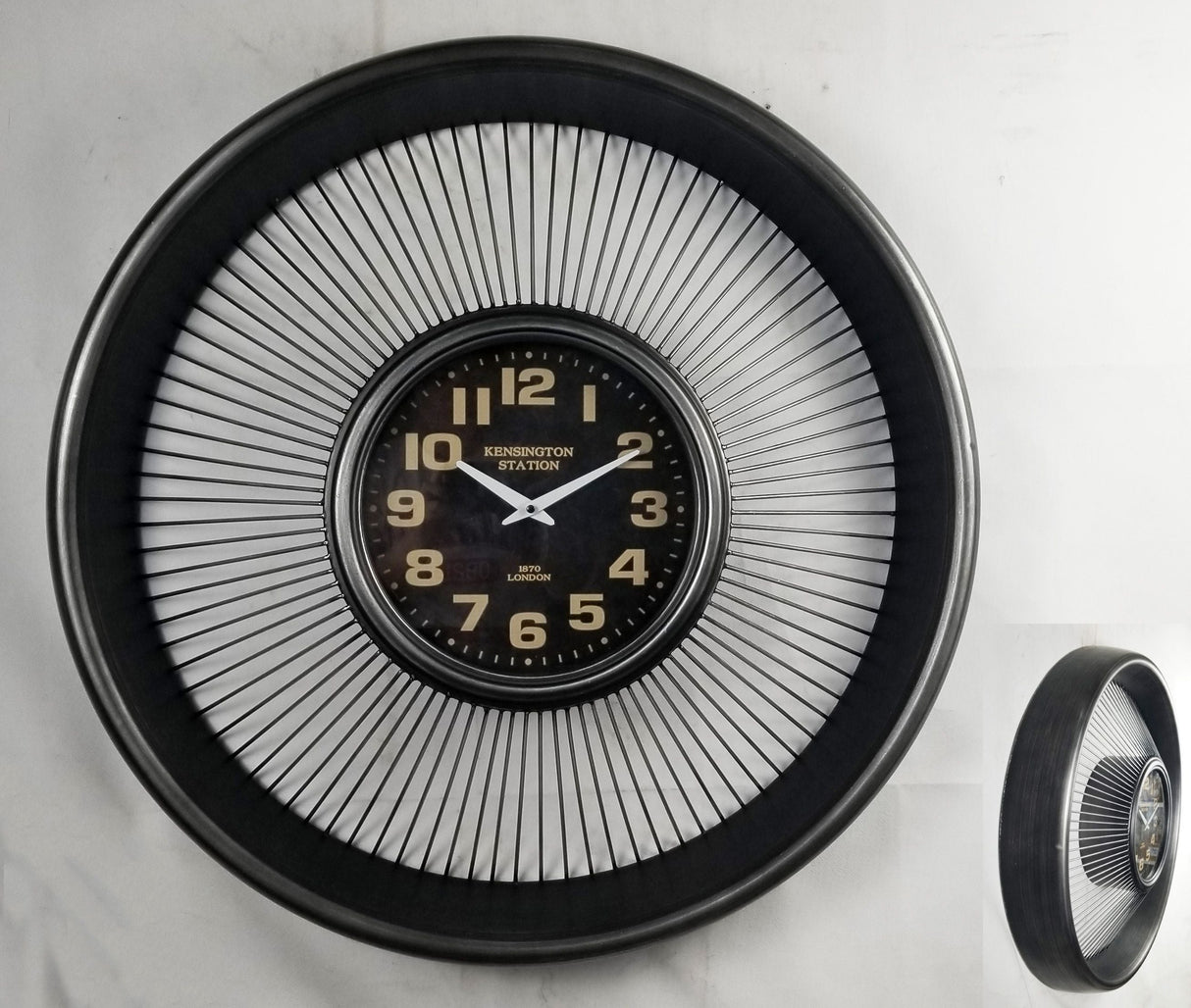 Wall clock - Jet Engine Wall Clock by Peterson Housewares & Artwares