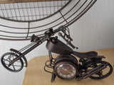 Table clock - Motorcycle Table Clock - Double-sided Table Clock by Peterson Housewares & Artwares