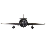 Large Rustic Vintage Fighter Wall Clock - Metal (large) by Peterson Housewares & Artwares