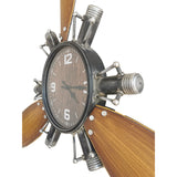 Airplane Propeller Wall Clock small by Peterson Housewares & Artwares