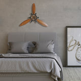 Airplane Propeller Wall Clock small by Peterson Housewares & Artwares