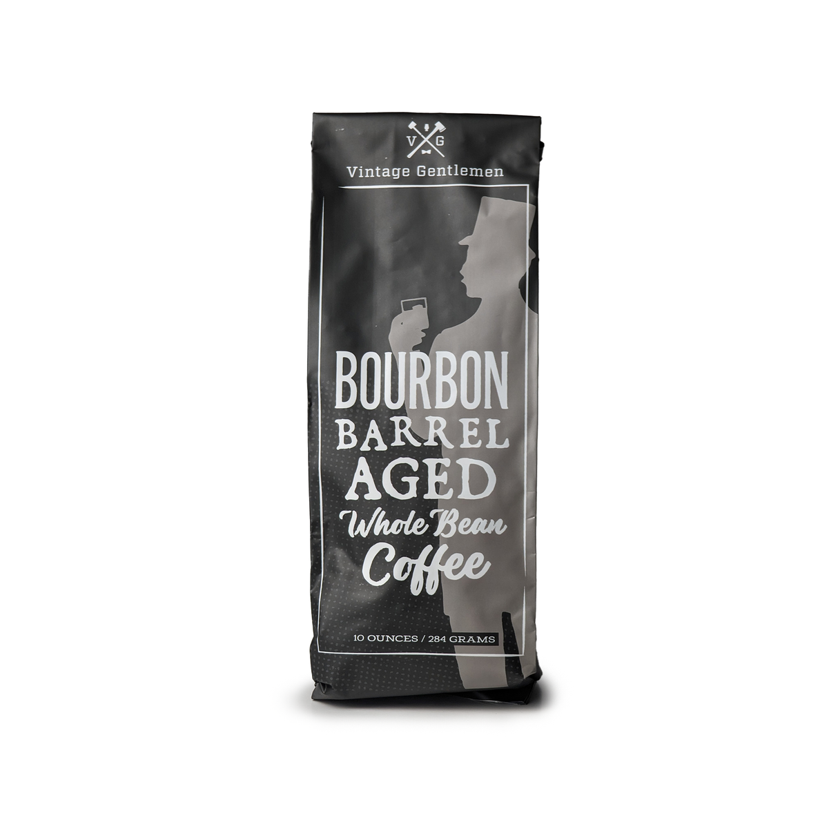 Bourbon Barrel Aged Coffee- 10oz Bag by Vintage Gentlemen