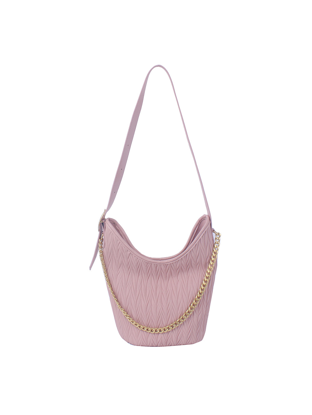 Unique Embossed Bucket Bag by hfstylish