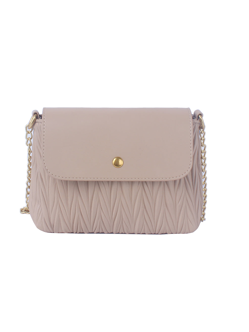 Petite Embossed Shoulder Bag by hfstylish