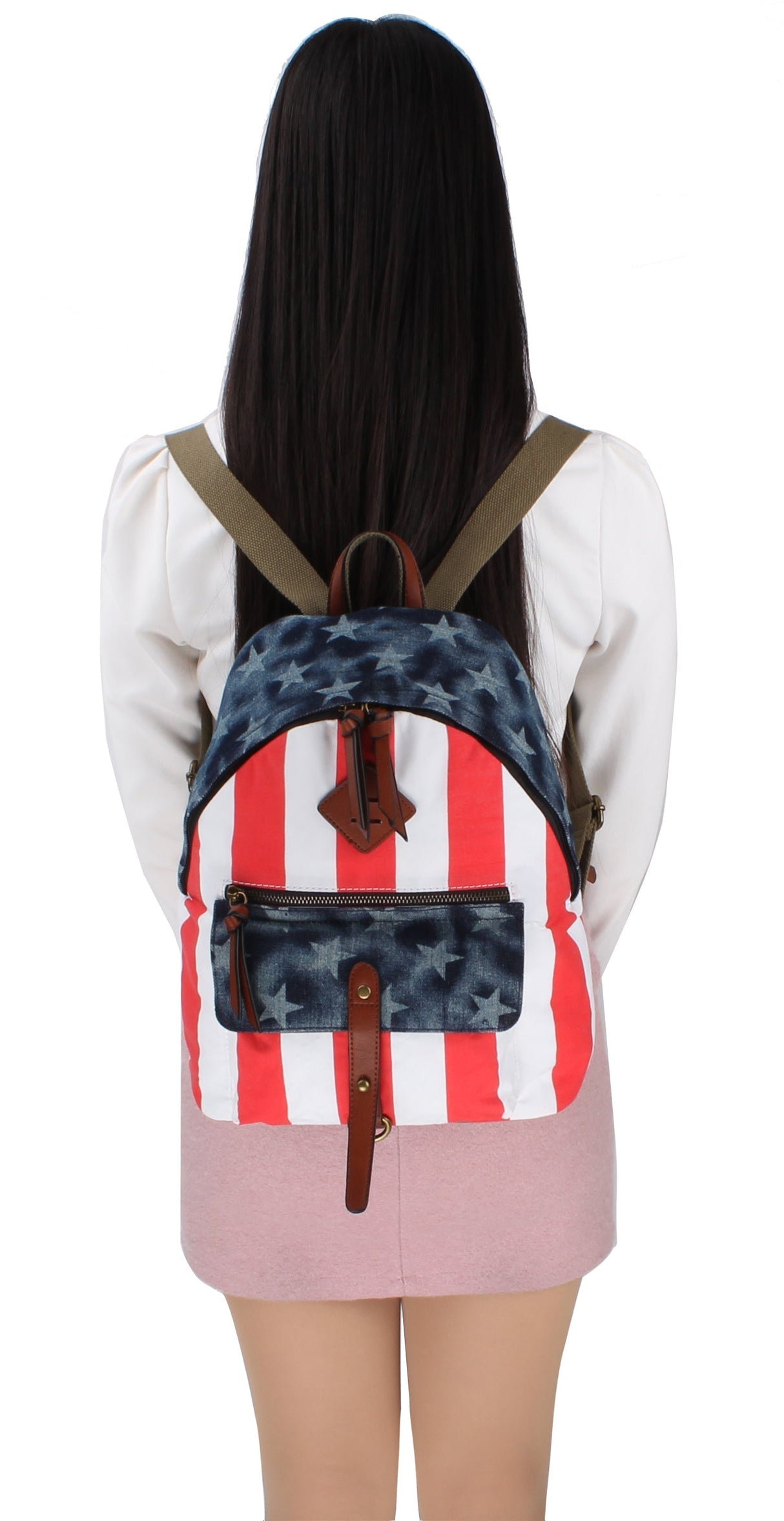 Travel American Flag Backback by hfstylish