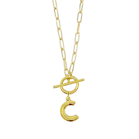 Modern Classic Initial Necklace by Ellisonyoung.com