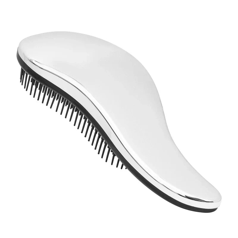 Shine Detangling Hair Brush (Silver) by Calicapelli Hair Tools