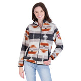 Canada Weather Gear Women's Full Zip Aztec Printed Sherpa by PROOZY