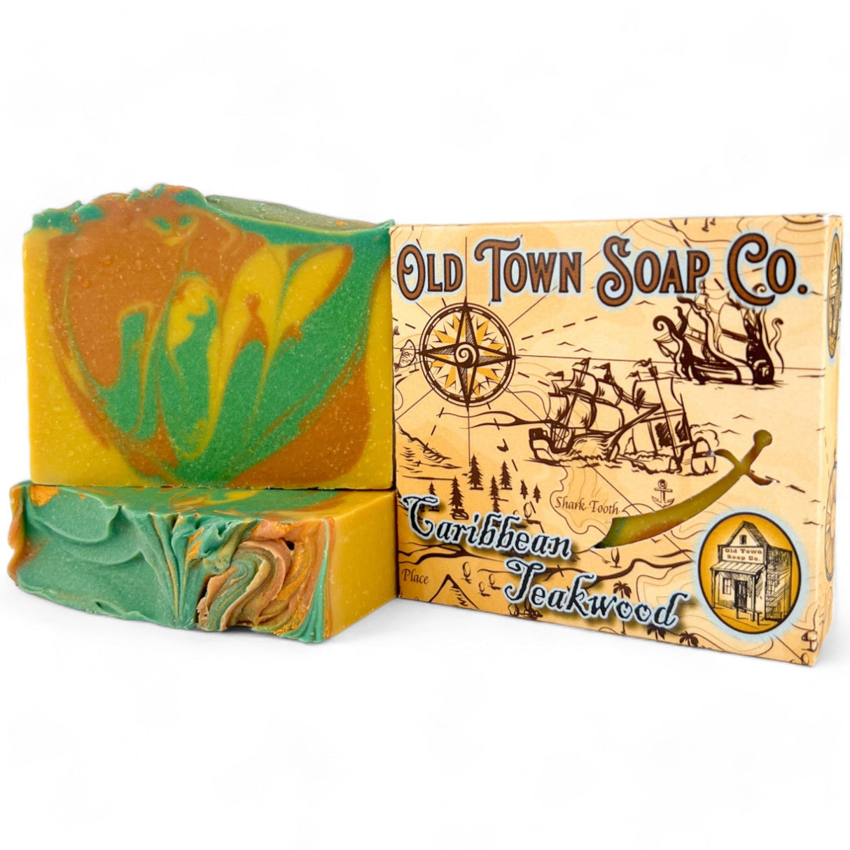 Caribbean Teakwood Bar Soap by Old Town Soap Co.