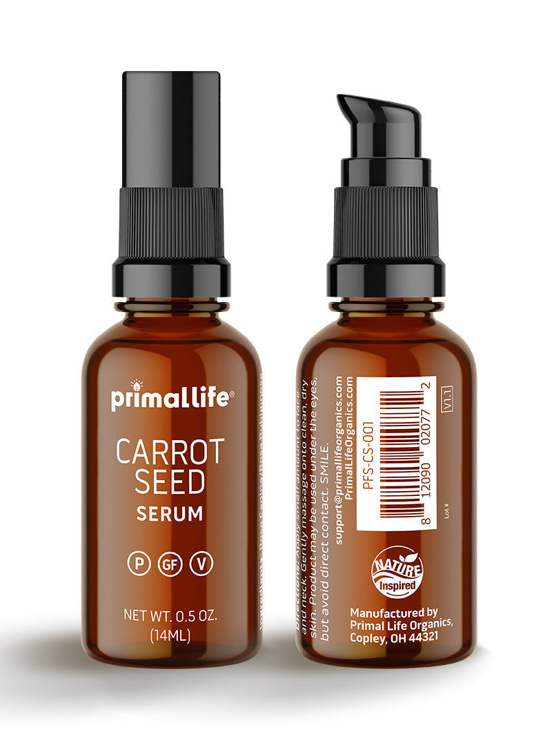 Carrot Seed Serum, 0.5 oz by Primal Life Organics #1 Best Natural Dental Care