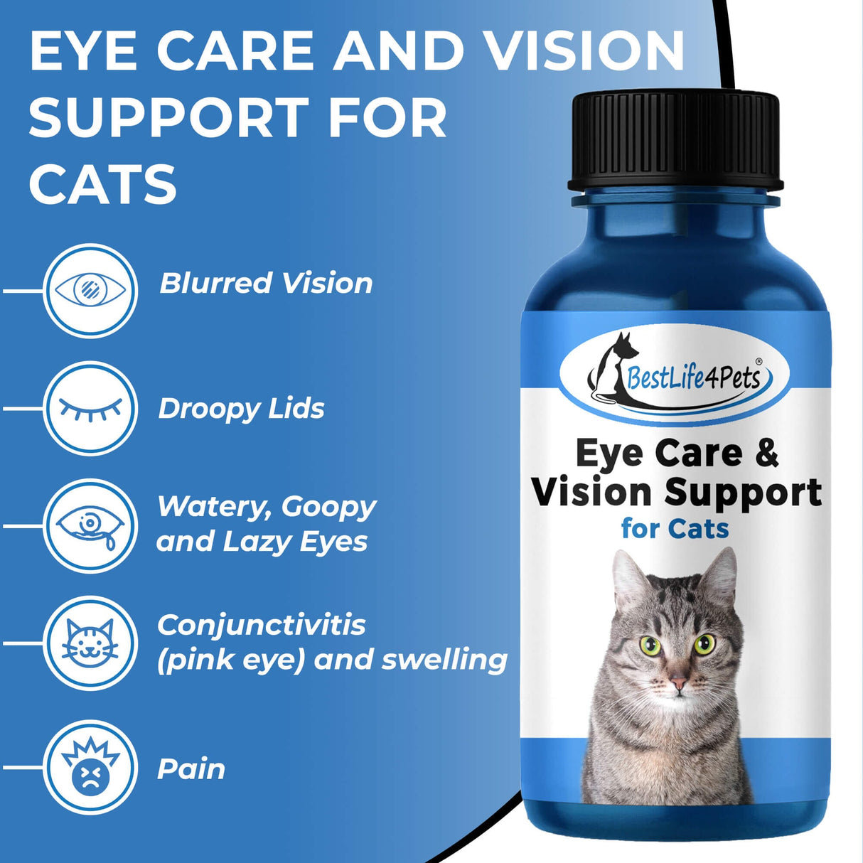 Cat Eye Infection, Eye Care & Vision Support by BestLife4Pets