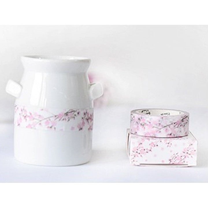 Cherry Blossom Washi Tape | Gift Wrapping and Craft Tape by The Bullish Store