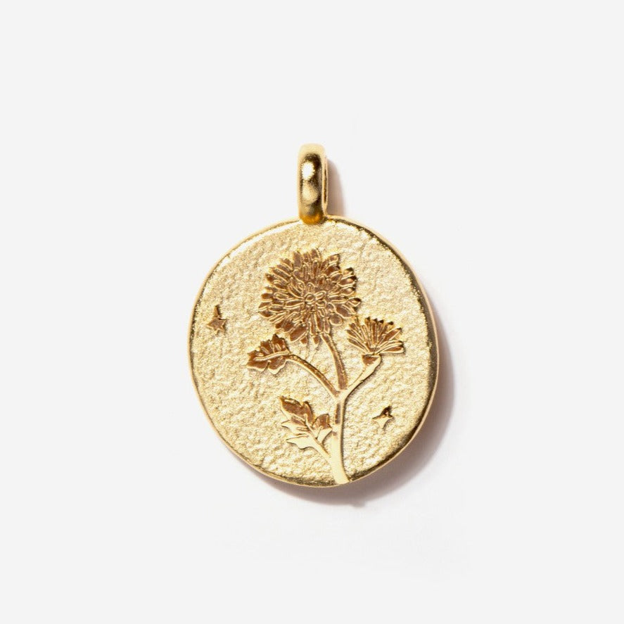 Birth Flower Charm by Little Sky Stone