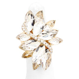 Marquise Crystal Cluster Stretch Ring by Madeline Love