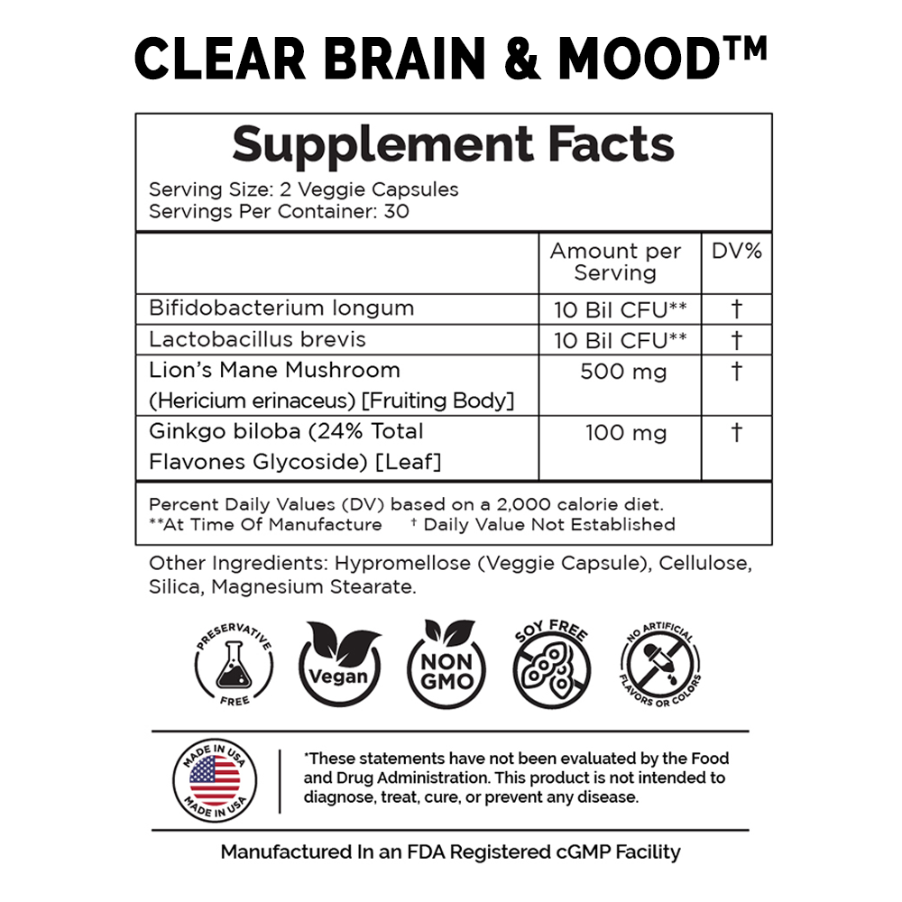 Clear Brain & Mood 2-Pack by Clear Wellness 360