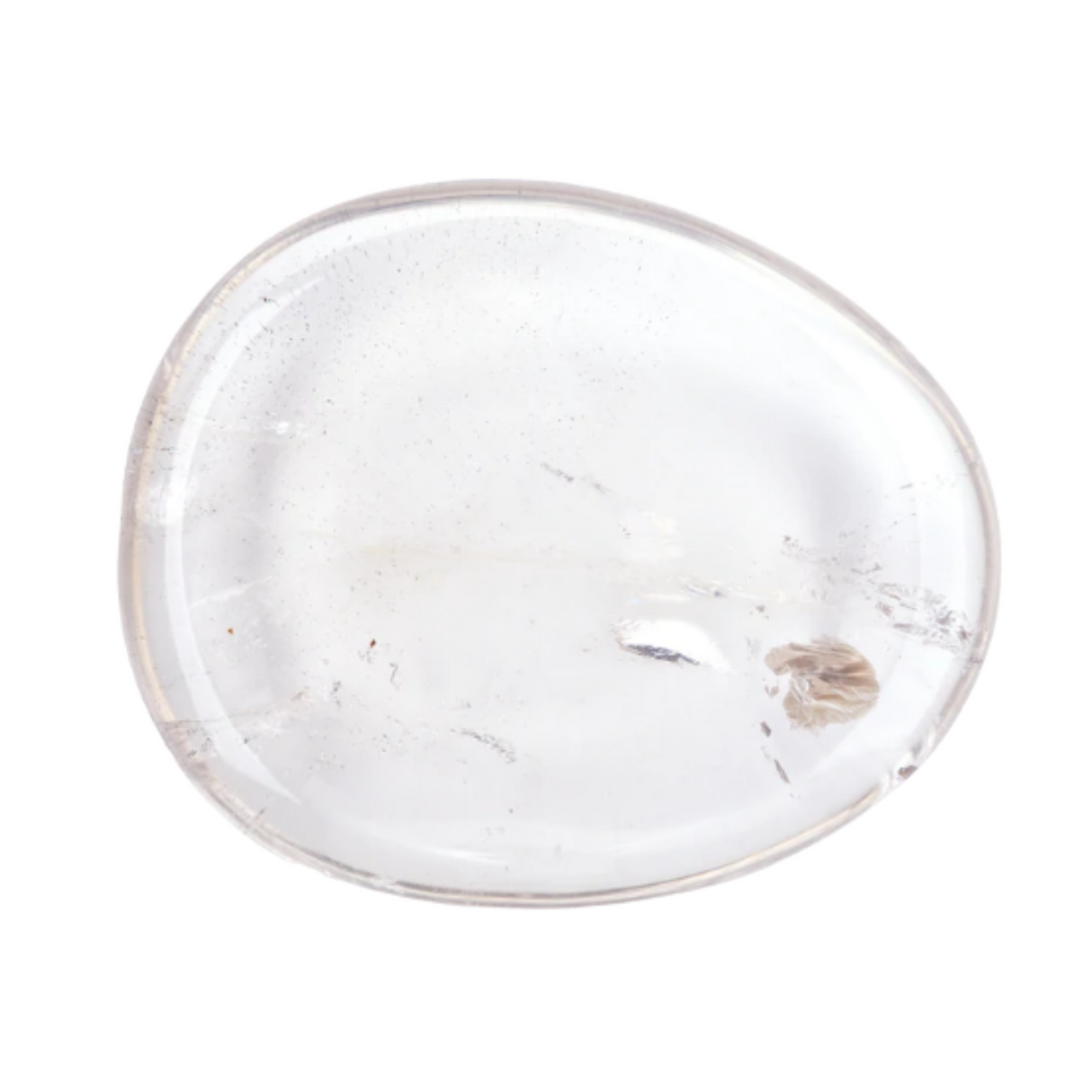 Clear Quartz Worry Stone by Wicked Good Perfume