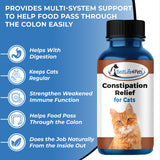 Natural Cat Laxative & Constipation Treatment by BestLife4Pets