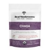 Organic Chaga Extract Powder by Real Mushrooms