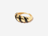 Croissant Dome Enamel Ring by Little Sky Stone