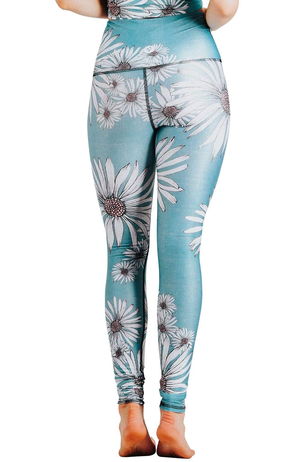 Flower Child Printed Yoga Leggings by Yoga Democracy