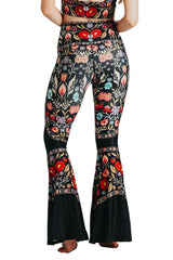 Rustica Printed Bell Bottoms by Yoga Democracy