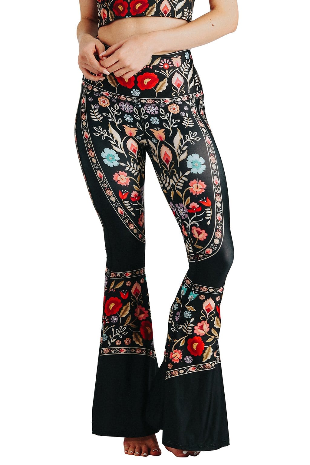 Rustica Printed Bell Bottoms by Yoga Democracy