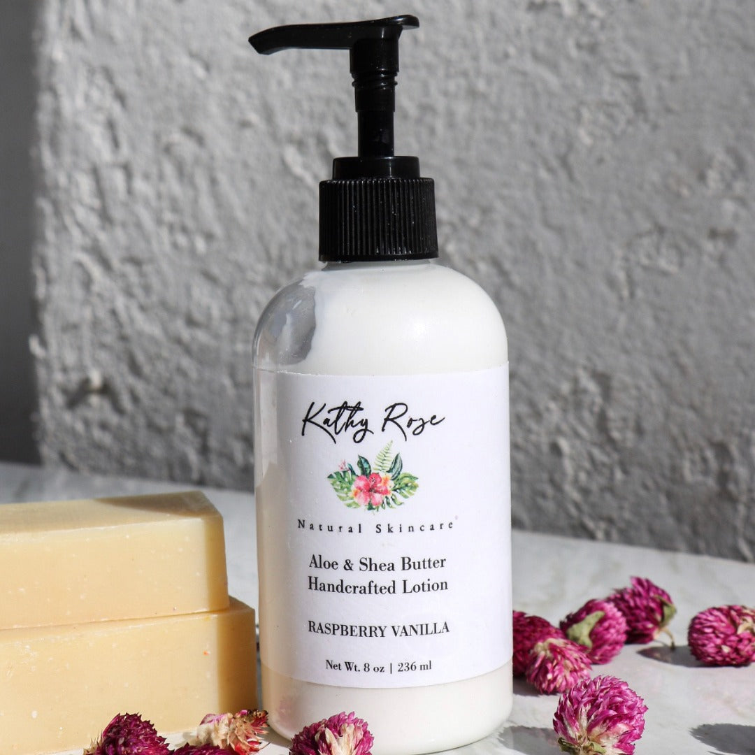 Aloe Vera & Shea Body Lotion Moisturizer by KathyRoseNaturals