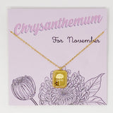 Blooming Birth Month Necklace by Ellisonyoung.com