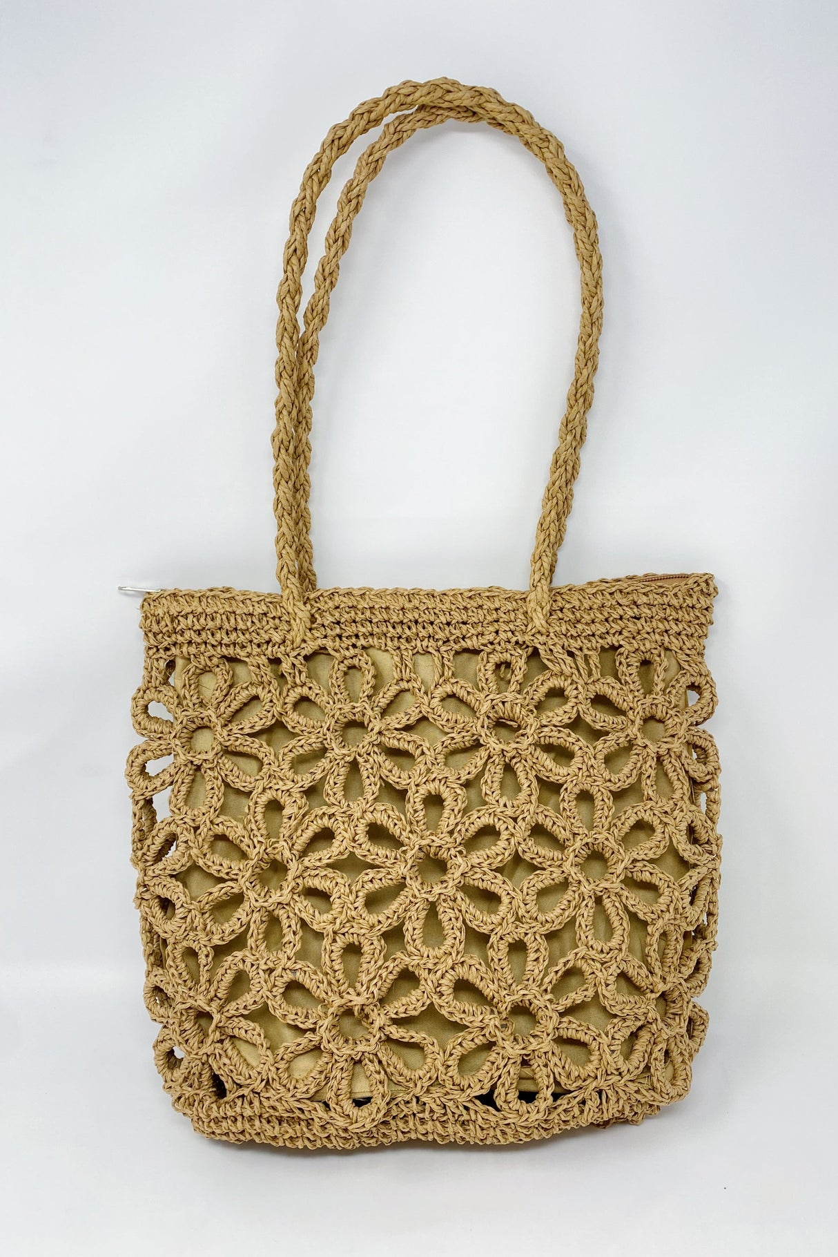 Hand Made Muted Floral Tote by Ellisonyoung.com