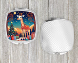 Giraffe Christmas Compact Mirror by Caroline's Treasures