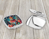 Leopard Christmas Compact Mirror by Caroline's Treasures