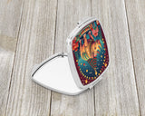 Rhinoceros Christmas Compact Mirror by Caroline's Treasures