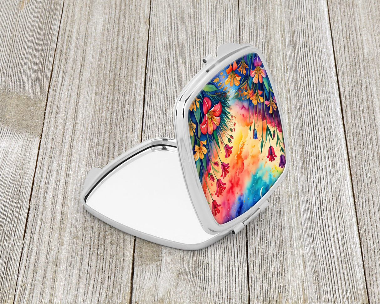 Colorful Alstroemerias Compact Mirror by Caroline's Treasures