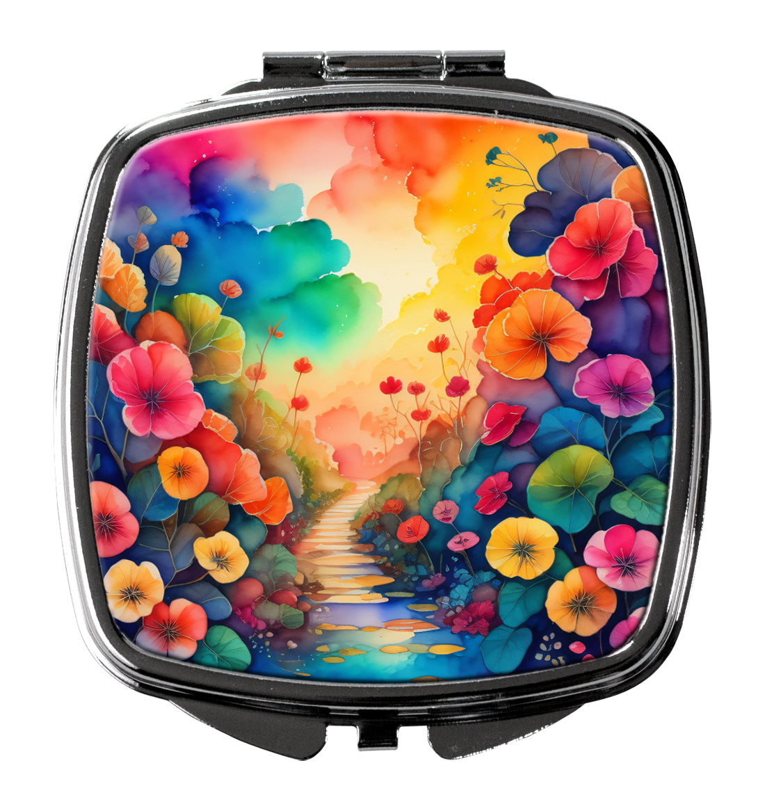 Colorful Begonias Compact Mirror by Caroline's Treasures