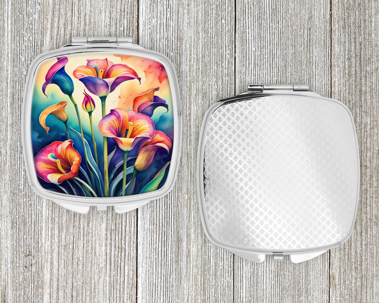 Colorful Calla Lilies Compact Mirror by Caroline's Treasures