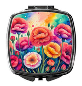 Colorful Carnations Compact Mirror by Caroline's Treasures