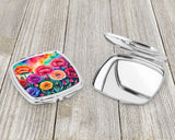 Colorful Carnations Compact Mirror by Caroline's Treasures