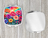 Colorful Carnations Compact Mirror by Caroline's Treasures