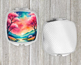 Colorful Cherry Blossoms Compact Mirror by Caroline's Treasures